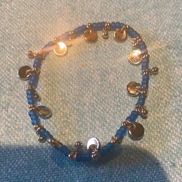 BOHO RUSTIC Cuff in Stretchy Slate Blue - Picture 4 of 4